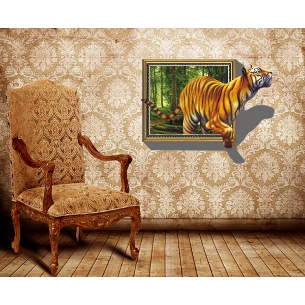 3D wall sticker Tigar dimenzije 70x100cm