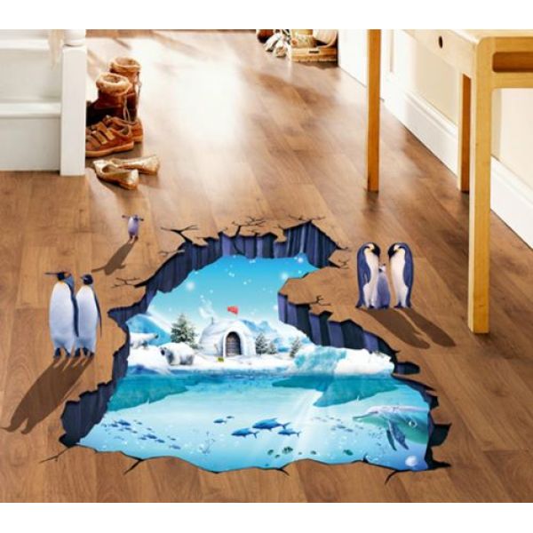 3D Wall sticker Sjeverni pol dimenzije 90x60 cm