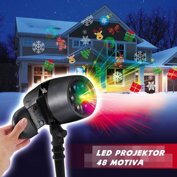 Led Projektor - 48 motiva