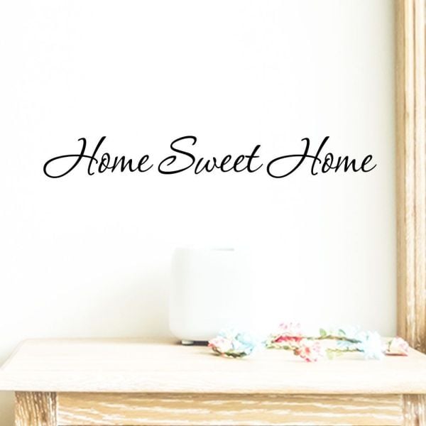 Zidna naljepnica "Home Sweet Home"