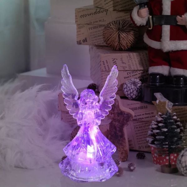 Božični okrasek ANGEL 10 cm LED