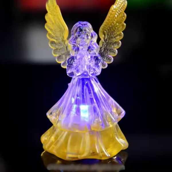 Božični okrasek ANGEL 10 cm LED