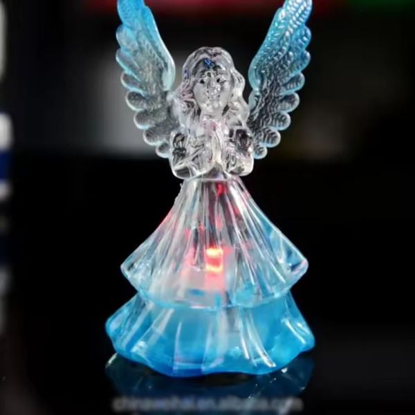 Božični okrasek ANGEL 10 cm LED