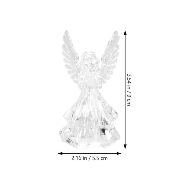 Božični okrasek ANGEL 10 cm LED