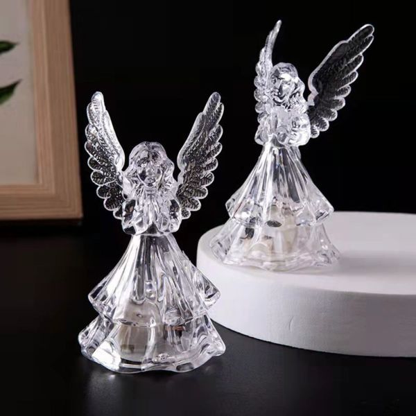 Božični okrasek ANGEL 10 cm LED